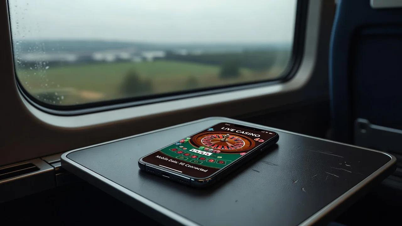 Live casino on a phone using mobile data at Aerobet